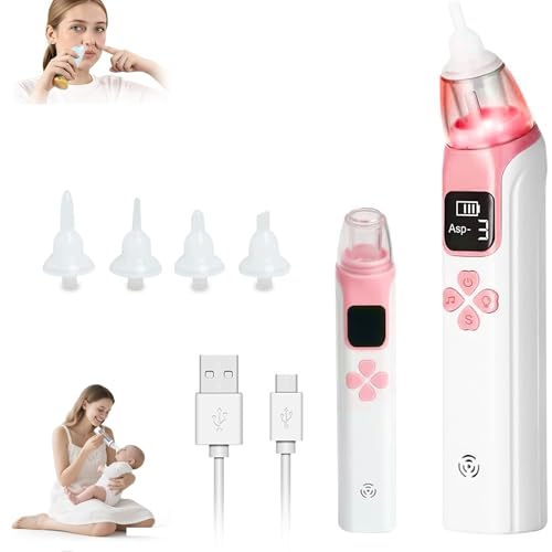 Nasensauger Baby,Elektrischer Nasensauger 3 Saugstufen,Baby...