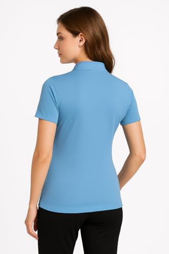 Image of Opna Women's Dry-Fit Golf Polo Shirts 3-Button Golf Polo's in 20 Colors XS-3XL Shirt