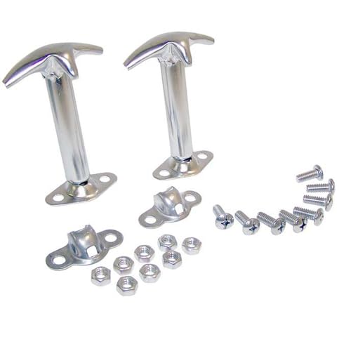 Attaches capot inox Crown RT34011 fermeture universelle carrosserie