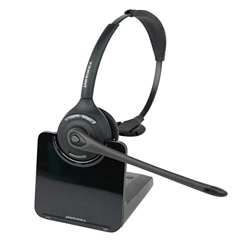 Plantronics CS510 Wireless Headset System Bundle with Headset Advisor Wipe (Renewed)