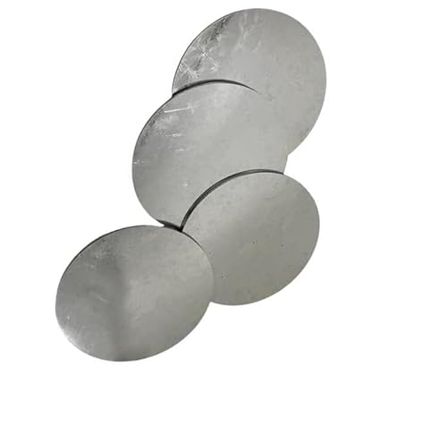 A3 Iron Sheet Flat Round Metal Plate - 50mm Diameter, Durable Iron Material for Industrial and DIY Projects(3mm 5pcs)