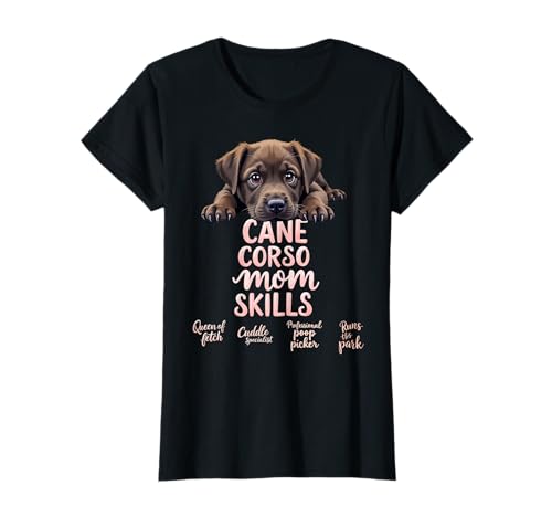 Un divertente design a tema Cane Corso per ogni orgoglioso cane mamma, mamma, mamma o nonna che conosce la vita con un mastino italiano significa caos, pelliccia e amore. Perfetto per le mamme che abbracciano il lato divertente di essere una mamma Cane Corso.