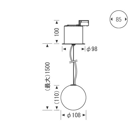 Amazon.co.jp : SS401 Tear Drop MINI LED Yamagiwa Residential