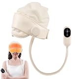 Dexmary Electric Head and Eye Massager with Heat, Rechargeable 6-Zone Scalp Massager, 4 Modes & 3 Warmth Settings, Ideal for Stress Relief and Home Relaxation