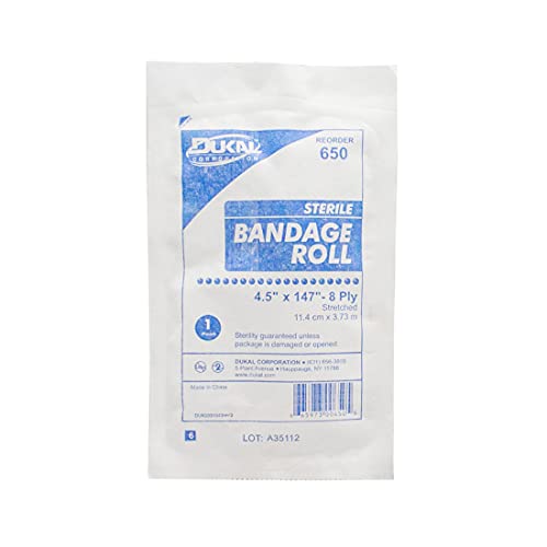 Dukal 650 Fluff Bandage Roll, 4.5" x 4.1 yard, 8-ply, Sterile miniatura 2
