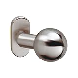 Werkstoff: Edelstahl Haustürgriff Edelstahl-Knopf fest gelagert nicht drehbar