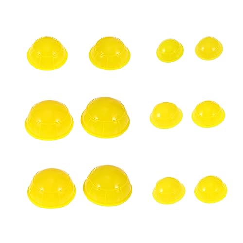 HOLIDYOYO 12pcs Silicone Cupping Therapy Massager Full Body and Face Cupping Cups for Vacuum Therapy Set