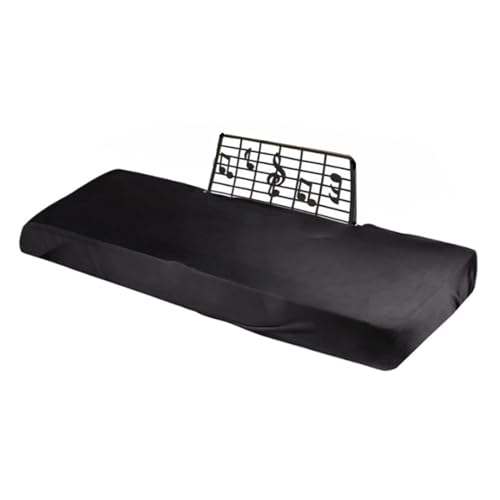 Tktouci Housse de Clavier de Piano,Protection Anti-Poussière Pour Clavier 61 Touches - Protecteur Extensible En Tissu Oxford Avec Couverture Intégrale Pour...