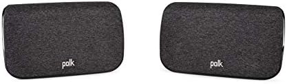 Polk SR2 Wireless Surround Sound Speakers for Select Polk React and Polk Magnifi Sound Bars - Immersive Surround Sound, Easy Set Up, Multiple Placement Options, 2 Count (Pack of 1)