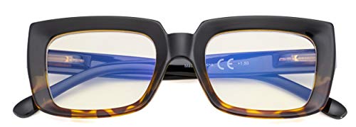 Image of CessBlu Ladies Oversized Blue Light Filter Glasses Blocking UV Rays Computer Readers for Women Reading Oprah Style