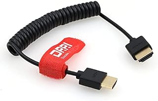 DRRI High Speed HDMI 2.0 Cable for Digital Video Audio 4K HDTV, Nikon Z9,BMPCC Camera to Elvid/Atomos Ninja V Monitor