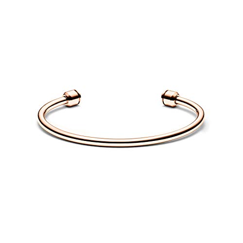 MVMT Women's Crown Cuff Bracelet | Open Closure, Stainless Steel | Rose Gold