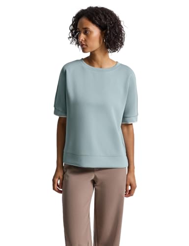 Street One Damen 3227578 Silk-Look Shirt, Arona Blue, 40 Street One Damen 3227578 Silk-Look Shirt, Arona Blue, 40