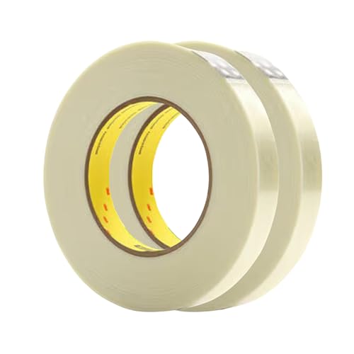 Image of Scotch Filament Tape 898, Clear, 18 mm x 55 m, Pack of 2 (Fiberglass Reinforced Strapping Tape)