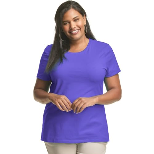 Image of Hanes Women's T-Shirt - Just My Size Cotton Tee - Plus Size Tee
