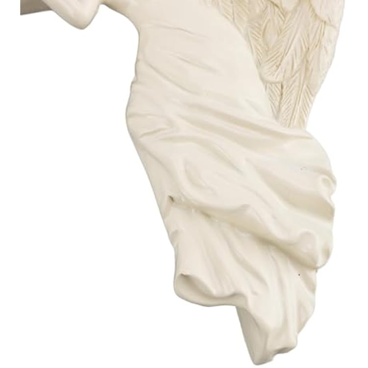 CCYLEZ Corner Angel Sculpture, Door Frame Angel Decor 3D Wall Statue Resin Right Angle for Office (Right)
