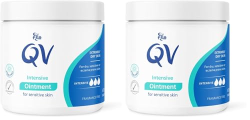 Image of QV Intensive Ointment (450g) Soothing Moisturiser for Extremely Dry and Sensitive Skin, Rich Intensive Balm, Fragrance Free, Noncomedogenic, Sting Free Skin Care for Eczema, Psoriasis, Dermatitis