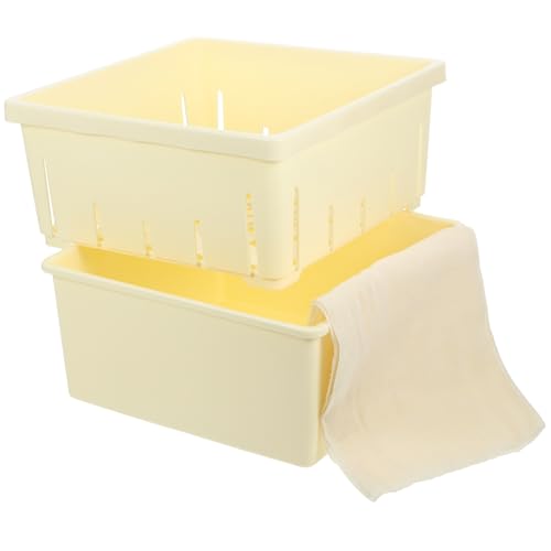 BRIGHTFUFU 1set Tofu Press Kitchen Tool for Homemade Bean Curd Easy to Tofu Maker Cheese Cloth for Diy Cheese