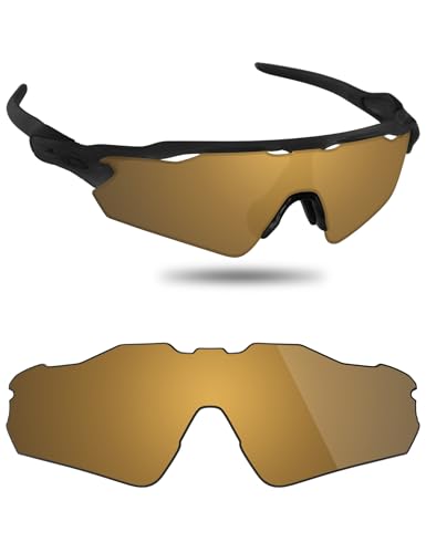Image of Fiskr Polarized Lenses Replacement Compatible with Oakley Radar EV Path OO9208 Sunglasses, Impact Resistant & Perfect Fit