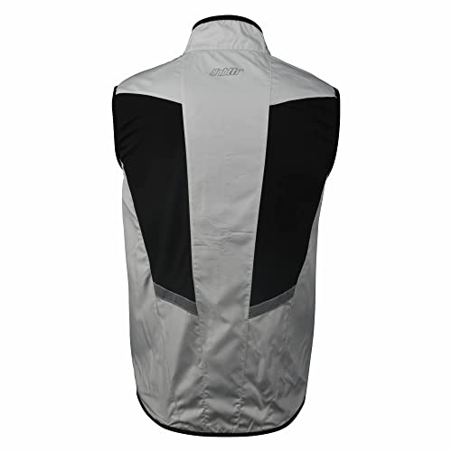 Bpbtti Men's Cycling Running Vest Sleeveless Windbreakers With Two Side Pockets(2.0) - Windproof, Breathable And Reflective(Grey, Small) #TOP2
