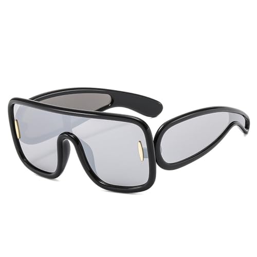 Lunettes de soleil carrées surdimensionnées pour protéger les yeux sensibles