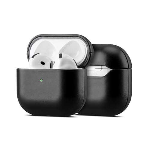 Étui AirPods 4 en cuir véritable Maogoam pour protéger vos écouteurs au quotidien
