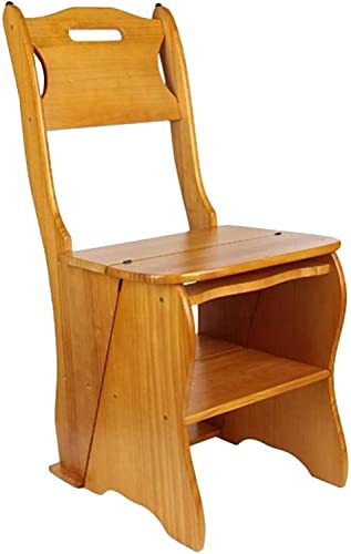 Taburete de paso con estructura de madera impermeable y escalera de seguridad 2