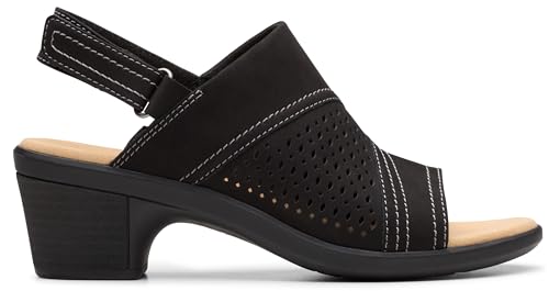 Image of Clarks Women's Emily2 Mist Heeled Sandal | Casual Sandals