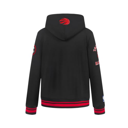 Sudadera con capucha Pro Standard de algodón negro y rojo para niños aficionados a la NBA 2