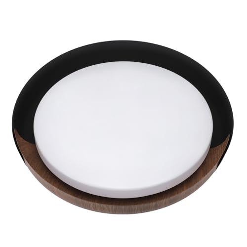 Plafond LED flush mount effet bois avec luminosité réglable Karlak