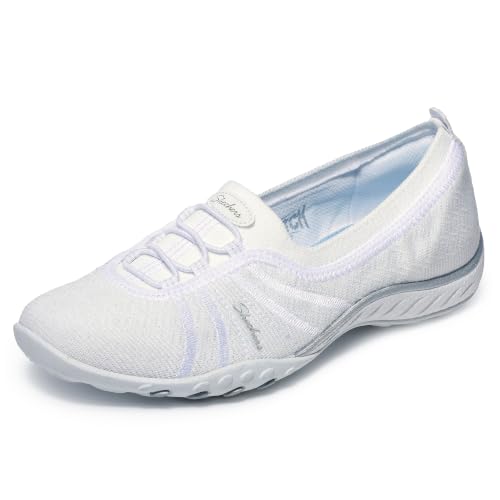 Image of Skechers Women's Breathe Easy - Simple Pleasure | Modern Comfort Casual, Relaxed Fit, Stretch Fit, Air-Cooled Memory Foam, Machine Washable, Vegan