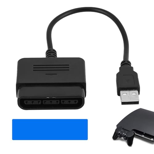 Adaptador PS2 a USB y cable de extensión dual para PC y consola PS3 6