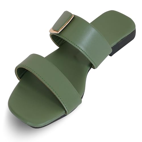 Image of Women's Slippers | Comfortable Flat Chappals for Women with Bow Detail | Stylish Casual Chappals, Trendy Summer Sandals, Comfortable Footwear for Daily Use