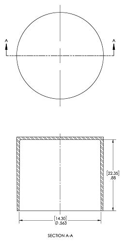 Image of Caplugs SC-9 /16-14 SC Series - Plastic Sleeve Cap for Tube Ends, 1000 Pack, Red LD-PE, 0.563 inch W x 0.88 inch L Threaded and Non-Threaded Tubing, Rods, Masking, Painting, Plating, Grit-Blasting (99191271)