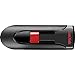 Sandisk Cruzer Glide USB Flash Drive, 64 GB, Black/Red (SDCZ60-064G-A46)