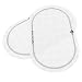 4 Pcs Double Pedal Patch, Drum Kit Screen Protector Stickers,Double Bass Drum Pedal