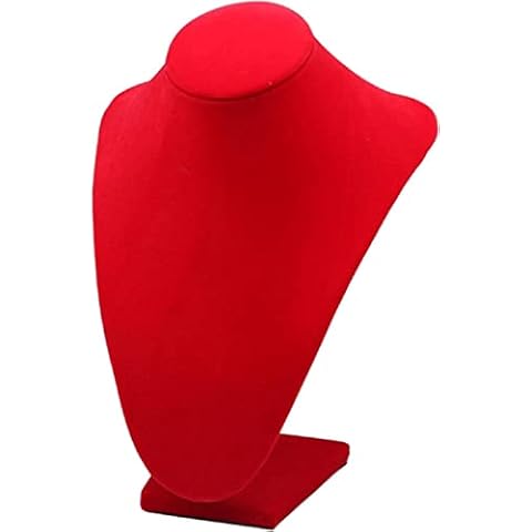 Lindagary Necklace Display Bust Pendant Display Rack Necklace Organizer Jewelry Display Holder Stand for Jewelry Organizer Hanging Pendant - Style B Cover