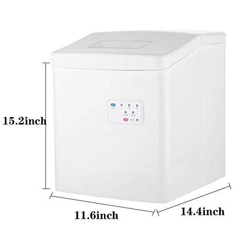 MXXHFC Eismaschine leise, kleine Eiswürfelmaschine, 12 kg in 24 Stunden 3 Größen Eiswürfel 9 Eiswürfel bereit in 8 13… – Bild 6