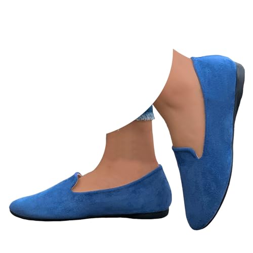 Women's Ballet Flats Slip On Shoes Dressy Comfortable Pointed Toe Walking Flats for Women Ballet Flat Shoe Non-Slip Ballerina Loafer Business Casual Office Work Dress Dance Shoes