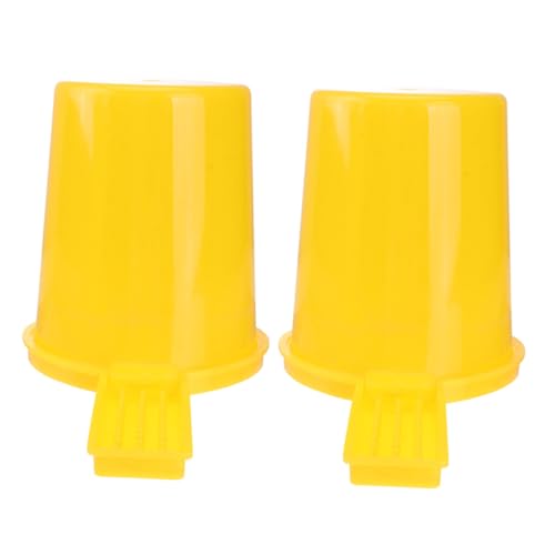 BAZEITFLOW 2 Stück Bienentränke für Bienen mit Stabilem Kunststoff Effiziente Wasserstation Am Eingang Bienenfreundliche Futterstation für Gesunde Imkerei im Garten