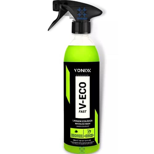 Lava a Seco Shampoo com Cera a Seco Carros e Motos V-Eco Fast Von...