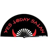 Stunning Fan UV Glow Bamboo Clack Fan By FabulousMe