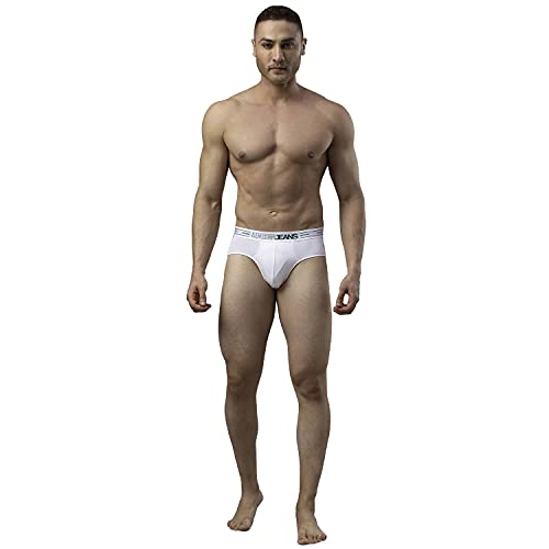 Image of Underjeans Men Cotton Blend Brief - Pack of 2