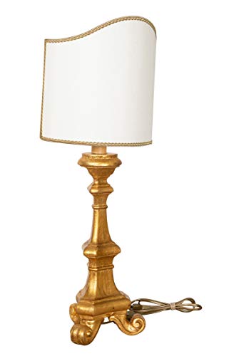 PER TUTTA LA CASA - Questa lampada da tavolo è adatta come, lampada vintage da tavolo, bajour comodino camera da letto shabby, lampada scrivania vintage e lampada shabby chic per salotto