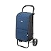carlett Carello Spesa 2 Ruote / Lett201 URBAN style / Trolley Spesa Pieghevole con Borsa di Grossa Capacità, 25kg, Borsa per la Spesa 38L, Borsa Termica 3,4L y Tasca Posteriore - Azzurro