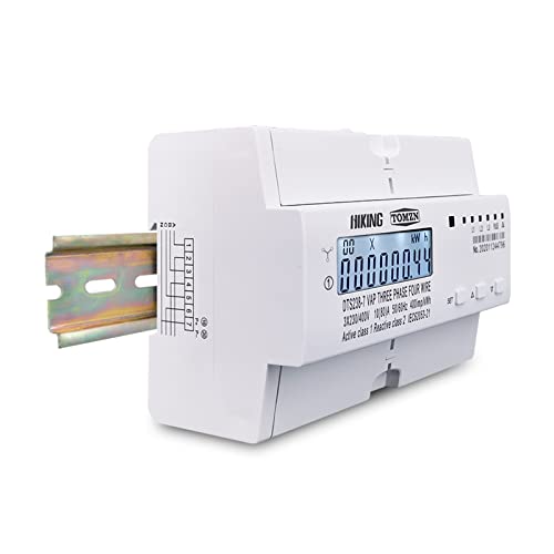 Voltmètre ampèremètre triphasé et relais de protection 80A pour tableau - 4