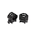 WEAVER 30mm Six Hole Tactical High Rings (Matte Black)