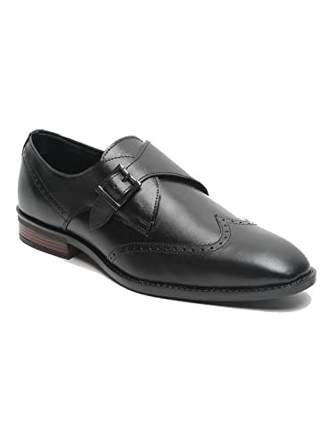 See full amazon price history chart for TEAKWOOD LEATHERS Men Black Solid Genuine Leather Formal Monks Shoes TEAKWOOD LEATHERS Men Black Solid Genuine Leather Formal Monks Shoes (B09J8YTYLX) Amazon Price History, Amazon Price Tracker