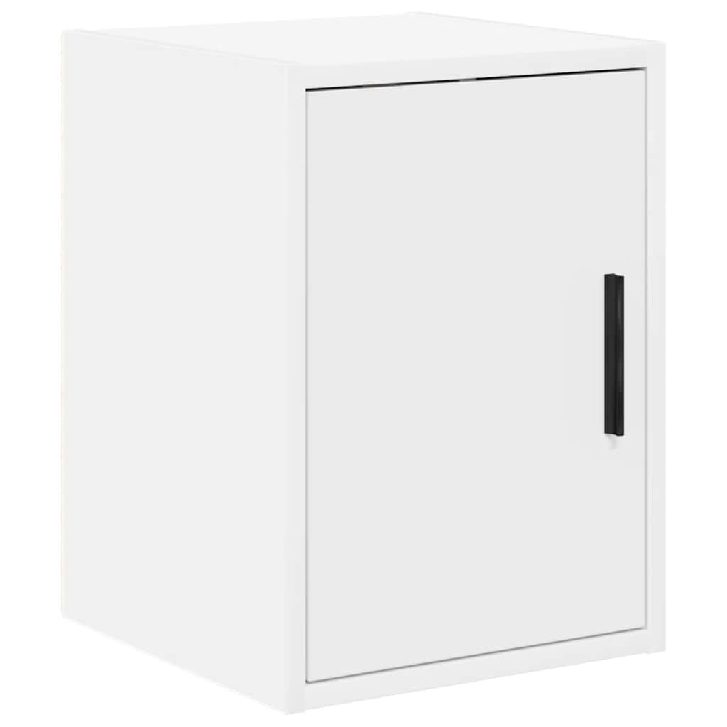 vidaXL Garage Wall Cabinet White Engineered Wood, cabinet, garage wall cupboard, wall mounted tool cabinet, garage storage cabinet