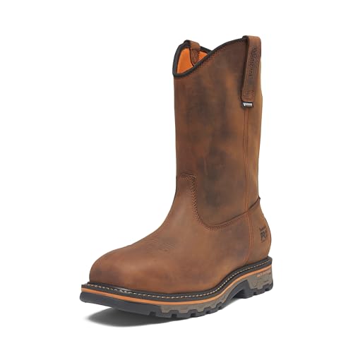 Timberland PRO Timberland PRO Men's True Grit BOA Pull-On Composite Safety Toe Waterproof Industrial Work Boot, Earth Bandit Brown, 10.5M